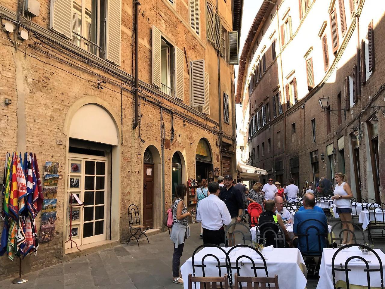 THE BLUE LODGE-cozy flat close to Piazza del Campo Siena Esterno foto